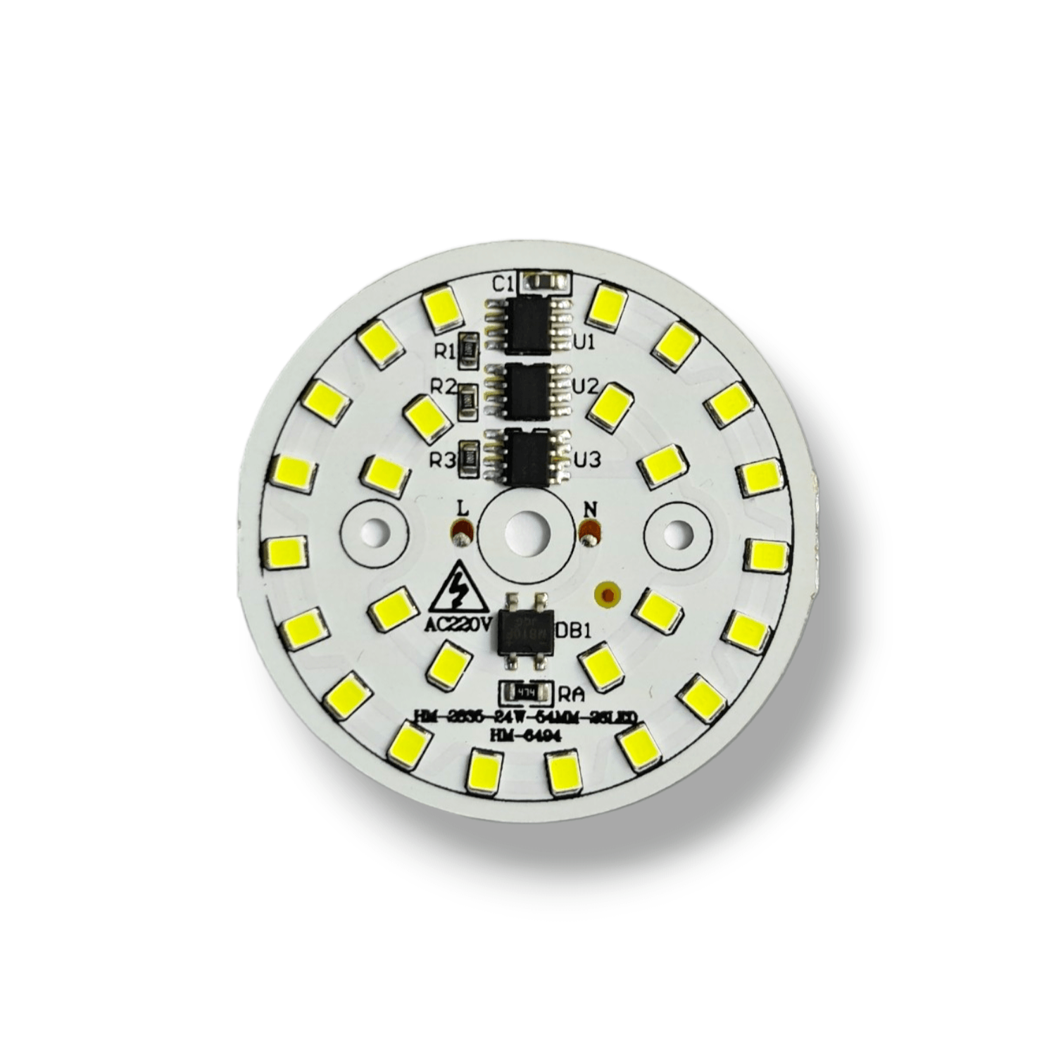 ماژول 220 ولت 24 وات مهتابی گرد - قطر 54 میلیمتر