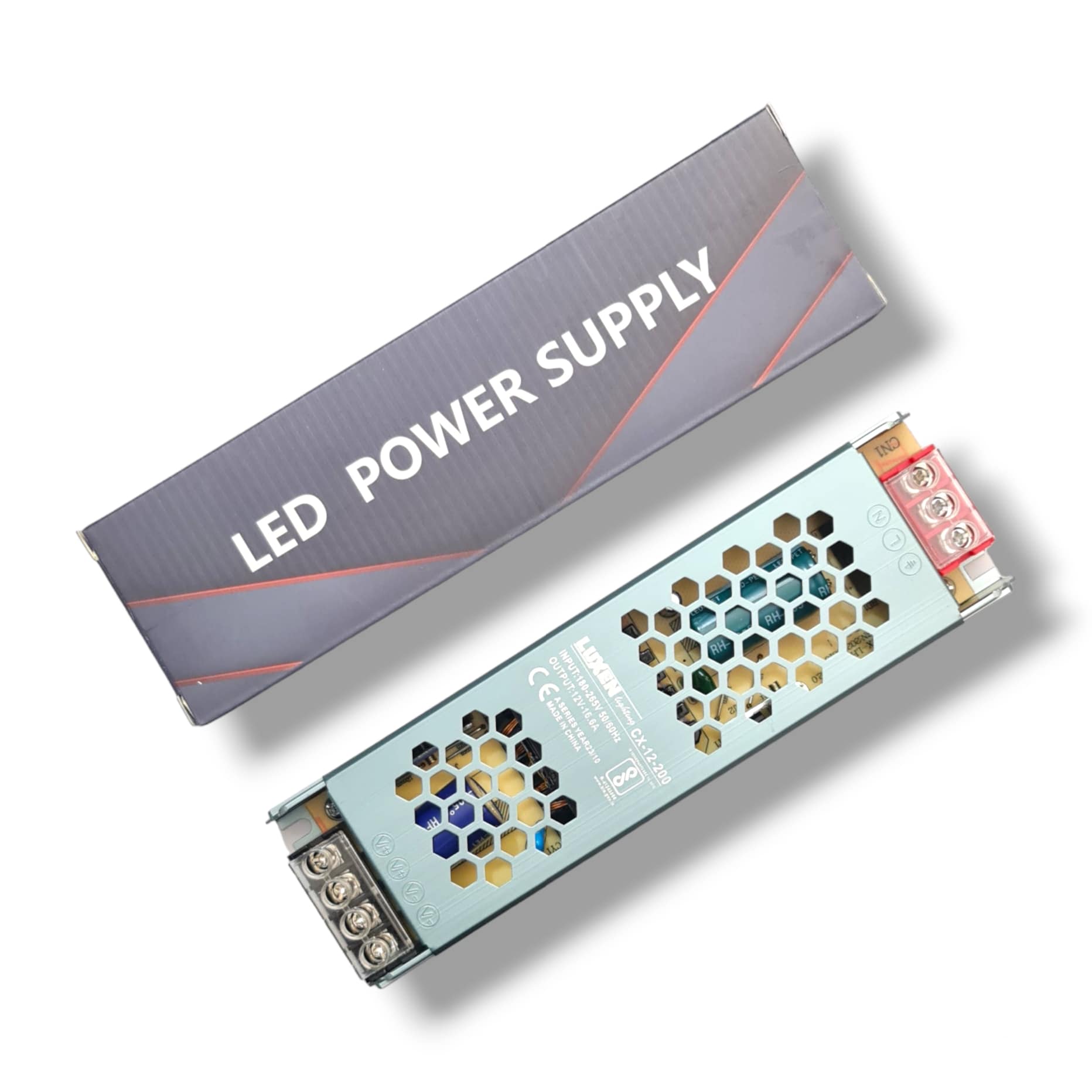 منبع تغذیه سوئیچینگ اسلیم 200 وات 12 ولت 16.6 آمپر