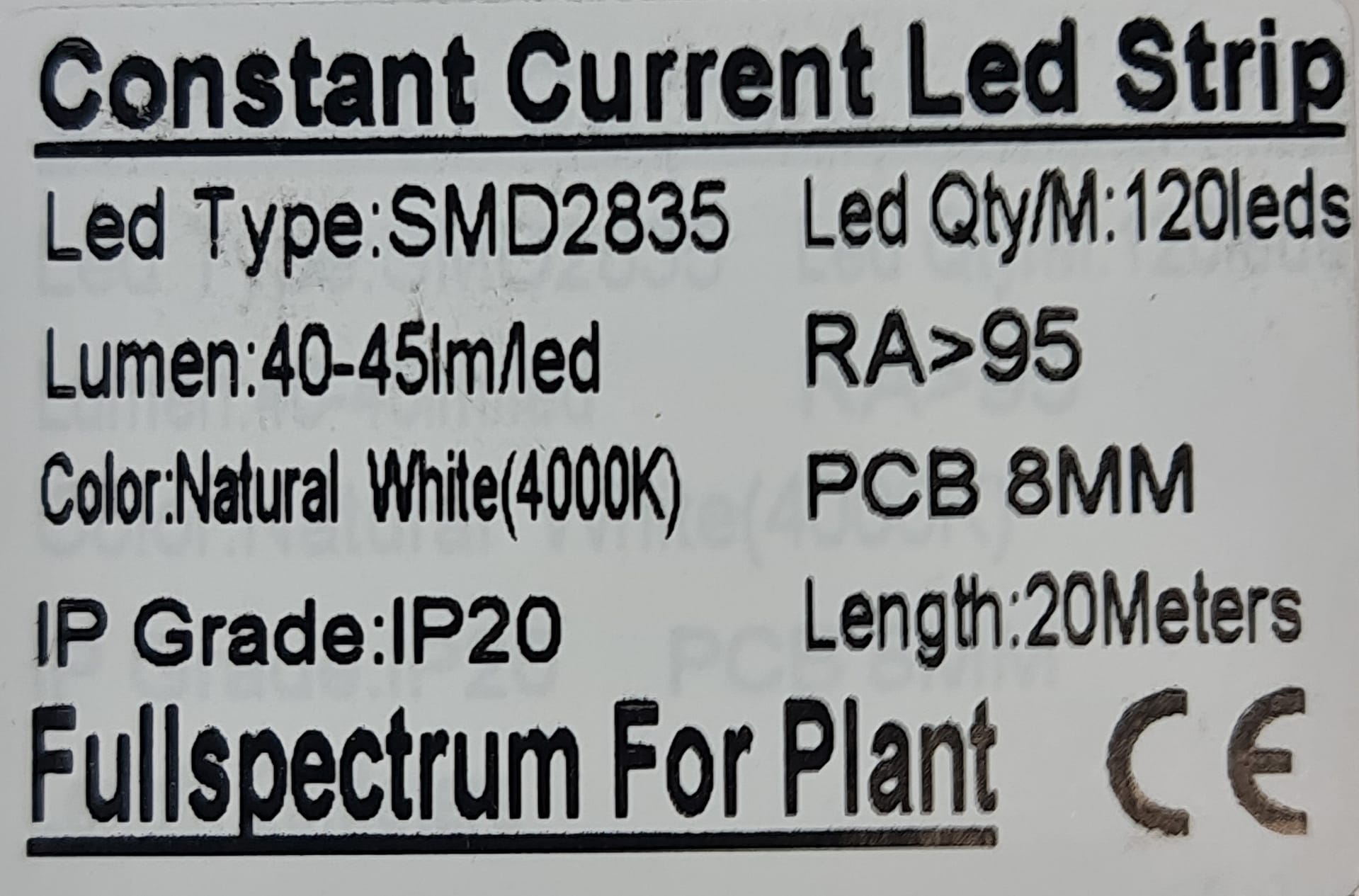 ال ای دی نواری رشد گیاه رنگ نچرال - Image 3