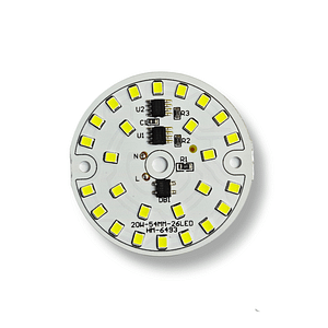 ماژول 220 ولت 20 وات مهتابی گرد - قطر 54 میلیمتر