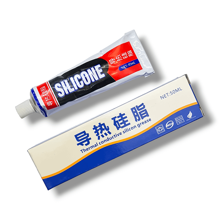 خمیر سیلیکون تیوپی ضریب انتقال حرارت 1.2 - 80 گرمی