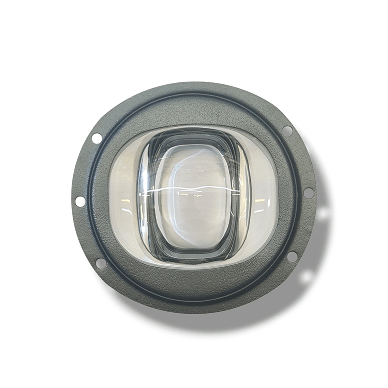 لنز خیابانی شیشه ای همراه با هلدر فلزی مشکی